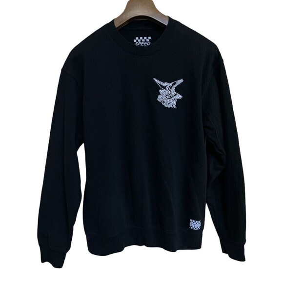 Speed Men’s‎ Black Pull Over Sweater Size L - Picture 1 of 9